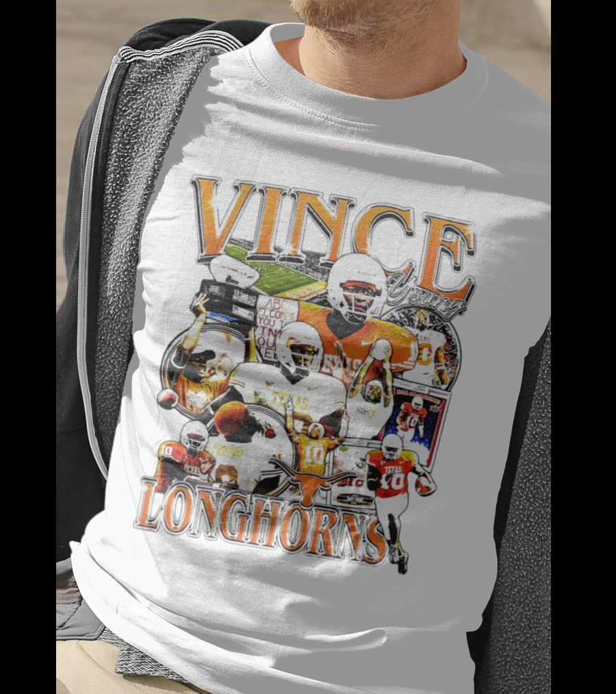 Vince Young Texas Longhorns Football Legends T-Shirt