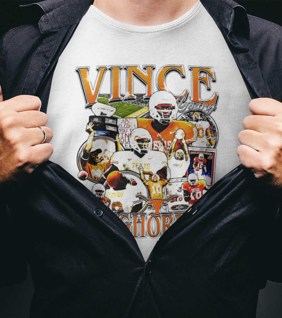 Vince Young Texas Longhorns Football Legends T-Shirt