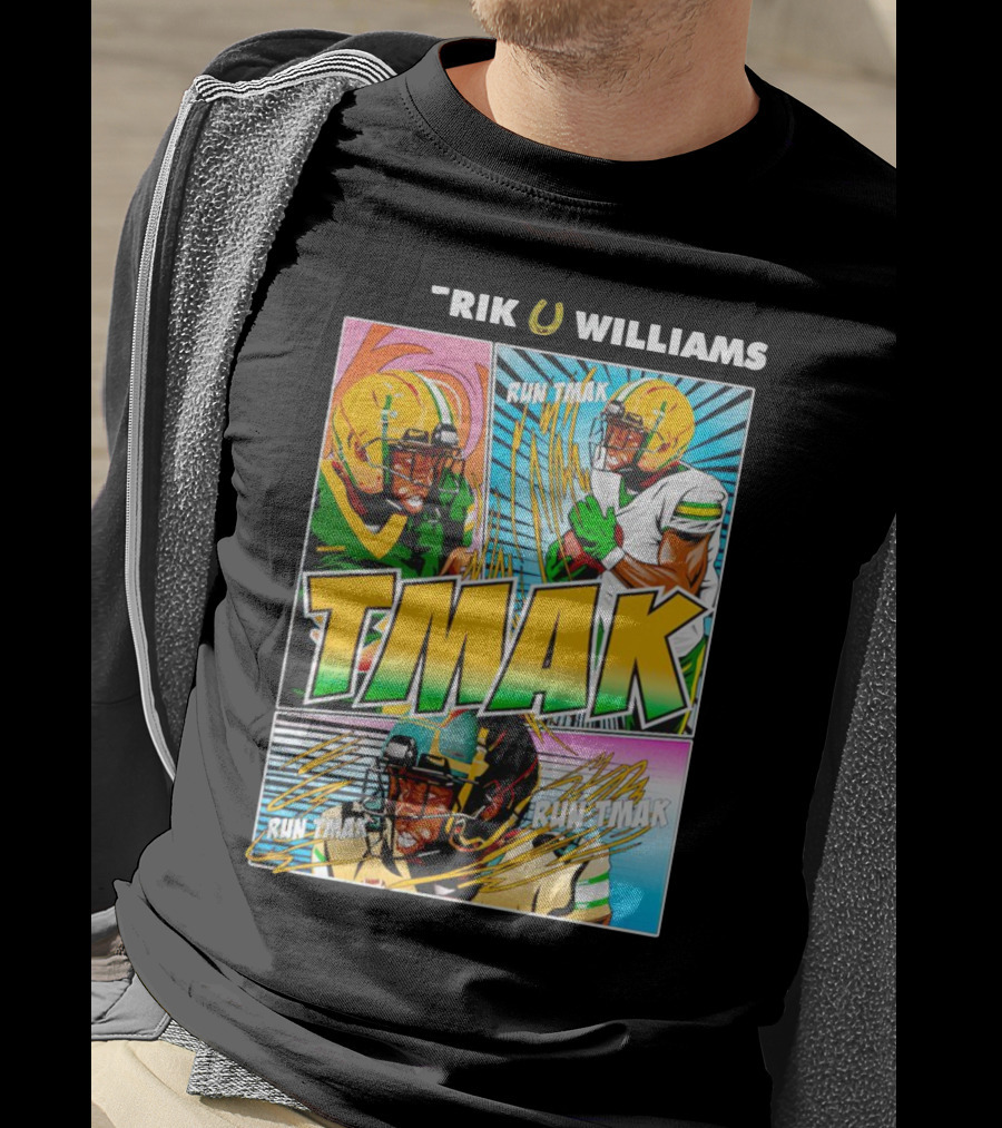 Tamerik Williams TMak Run Tmak North Dakota State Bison Football Comic T-Shirt