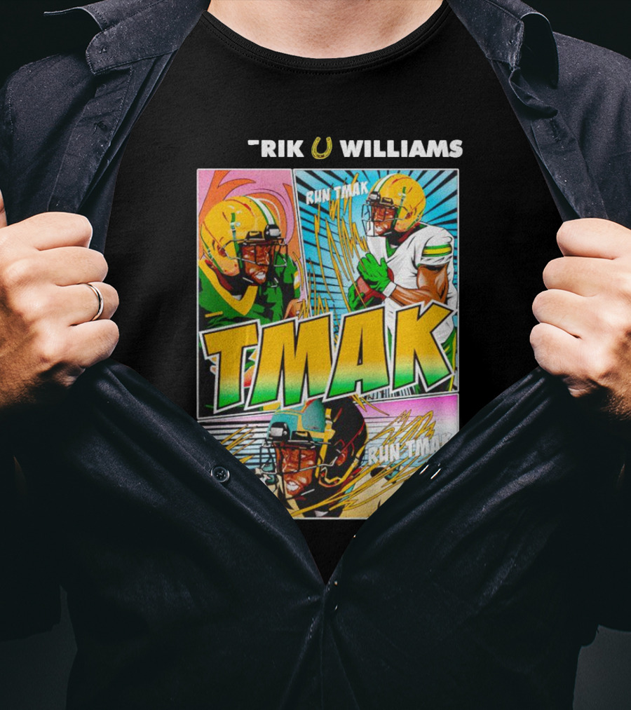 Tamerik Williams TMak Run Tmak North Dakota State Bison Football Comic T-Shirt