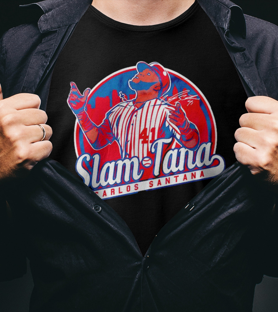 Carlos Santana Slam Tana 41 Retro Vintage T-Shirt