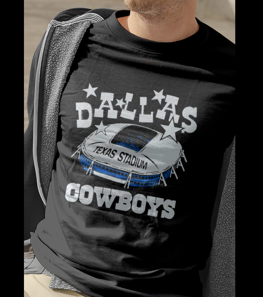 Dallas Cowboys Texas Stadium Vintage Stars Iconic Arena T-Shirt