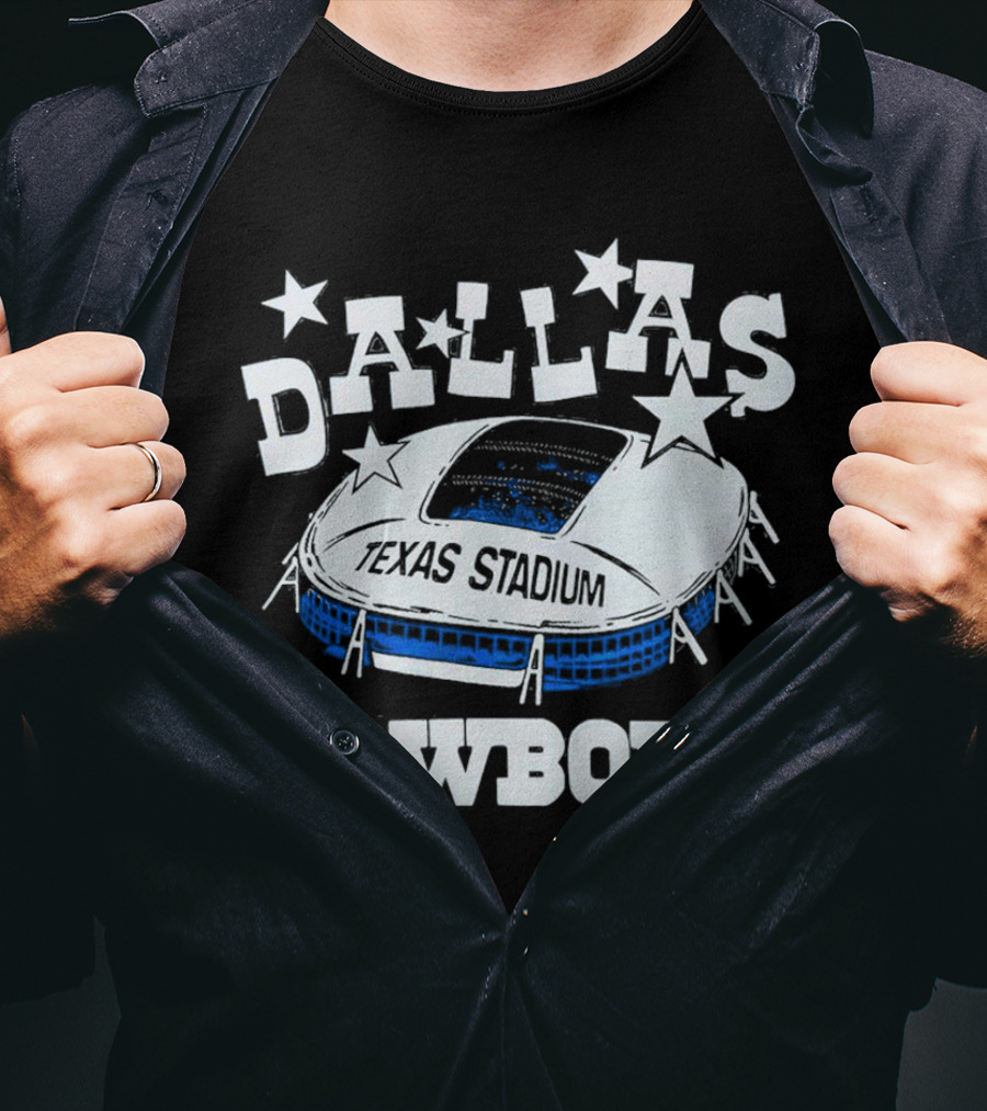 Dallas Cowboys Texas Stadium Vintage Stars Iconic Arena T-Shirt