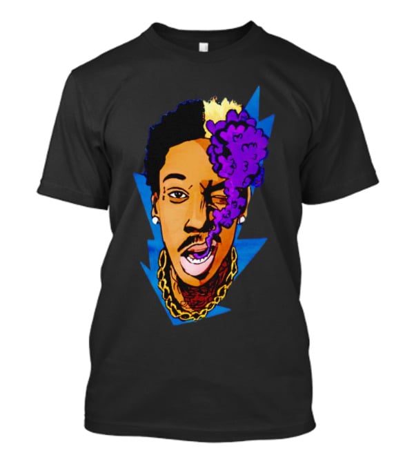 Wiz Khalifa Smoking Purple Cloud T-Shirt