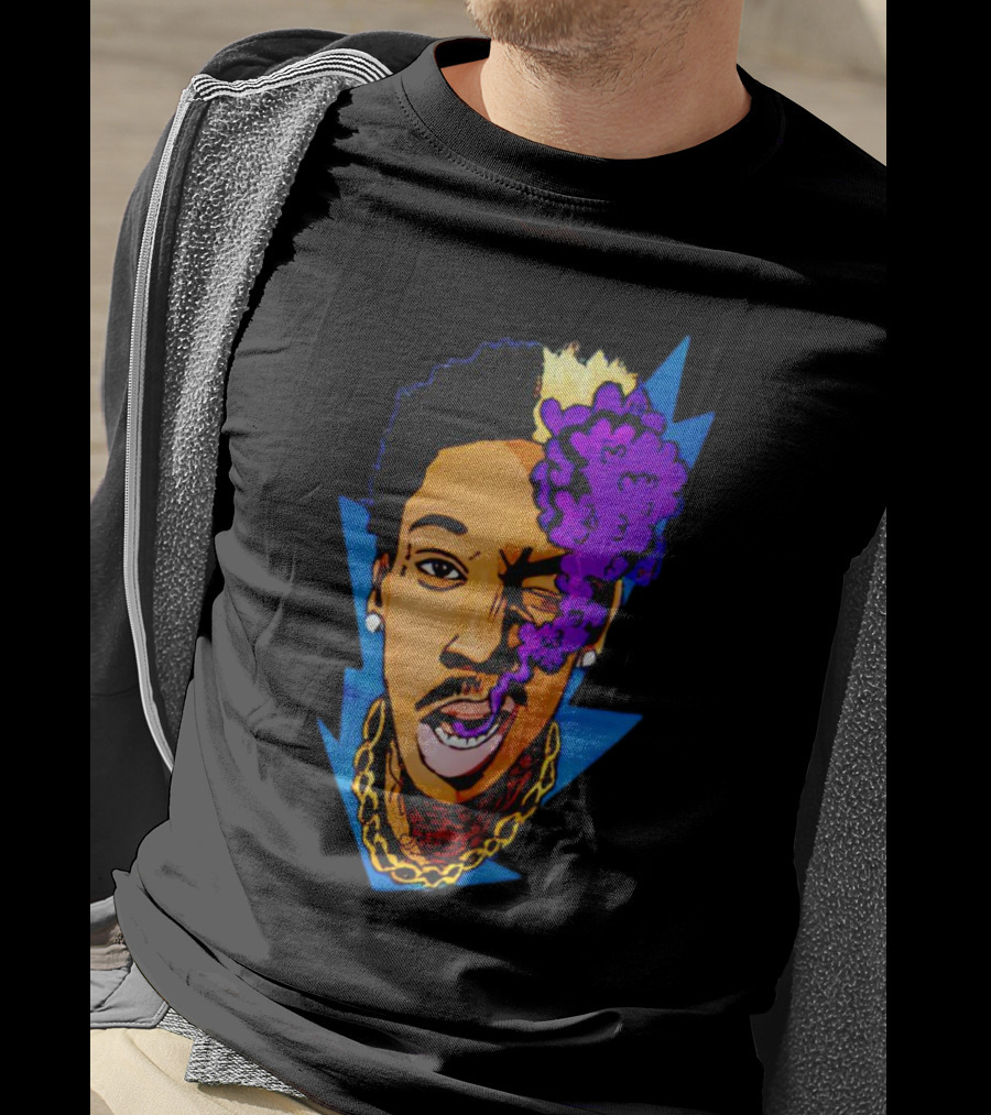 Wiz Khalifa Smoking Purple Cloud T-Shirt