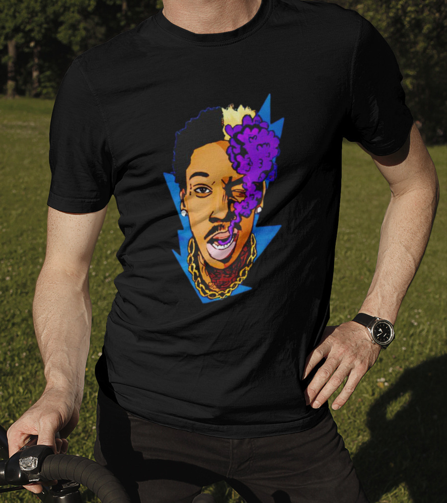 Wiz Khalifa Smoking Purple Cloud T-Shirt