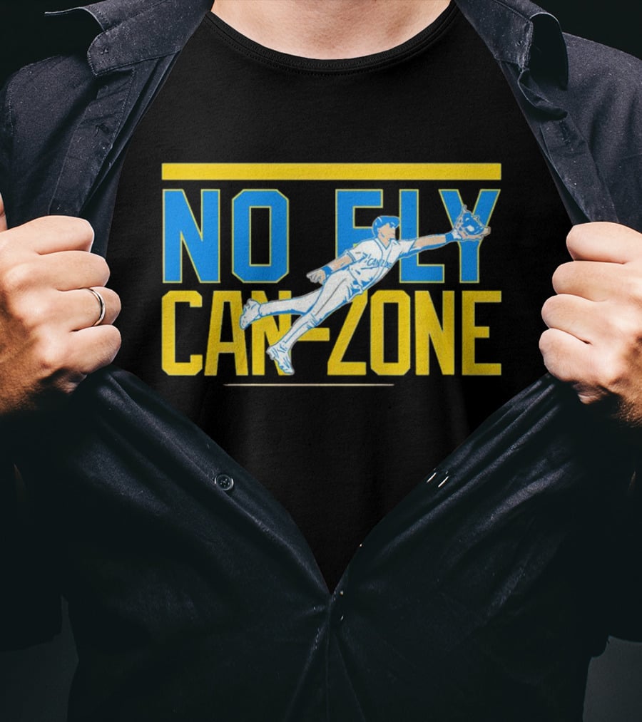 Dominic Canzone No Fly Can Zone Seattle Mariners Baseball Player T-Shirt