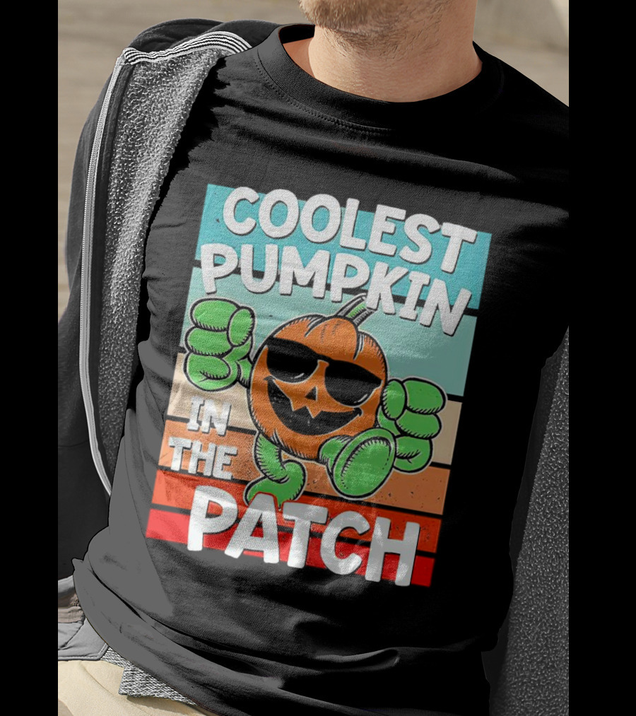 Coolest Pumpkin In The Patch Halloween T-Shirt