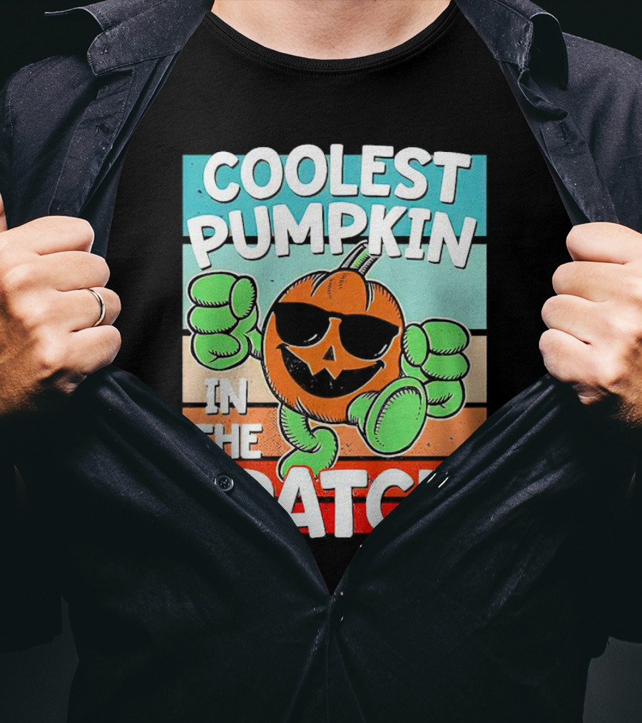 Coolest Pumpkin In The Patch Halloween T-Shirt