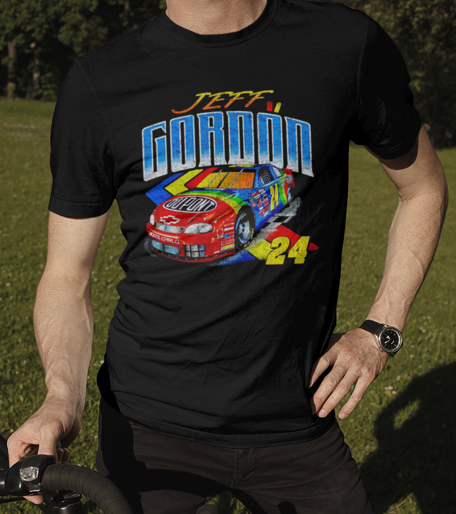 Jeff Gordon Dupont Monte Carlo NASCAR 24 Racing Car T-Shirt
