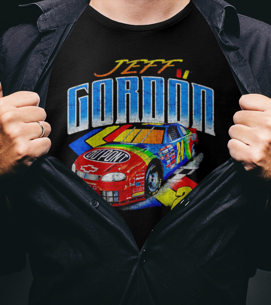 Jeff Gordon Dupont Monte Carlo NASCAR 24 Racing Car T-Shirt