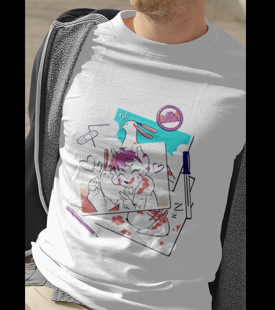Mango Memories Nostalgic Doodle Animation T-Shirt