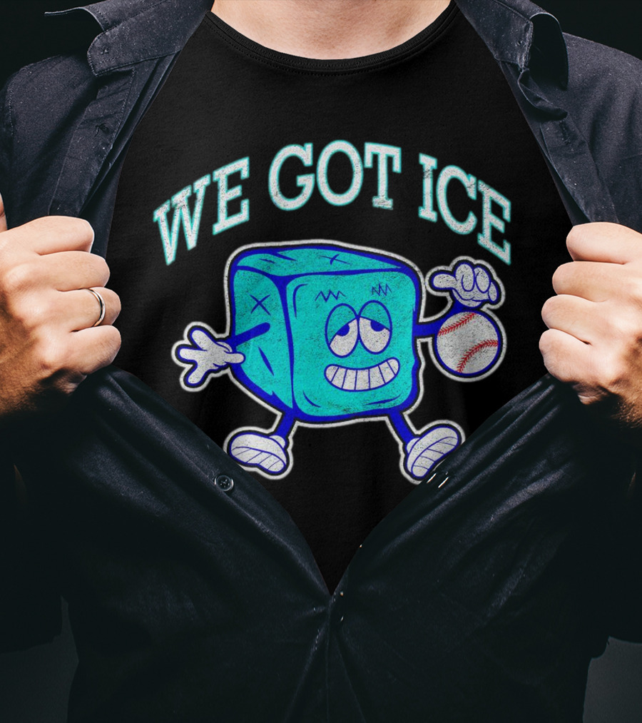 We Got Ice 90s Baseball Mascot T-Shirt