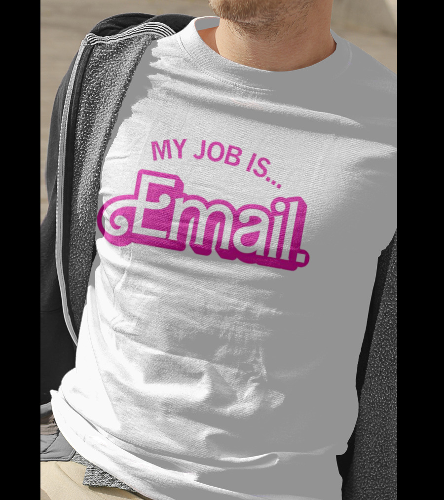 Barbie My Job Is Email Iconic T-Shirt