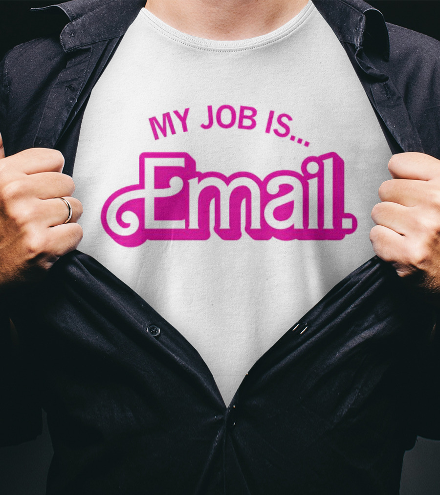 Barbie My Job Is Email Iconic T-Shirt