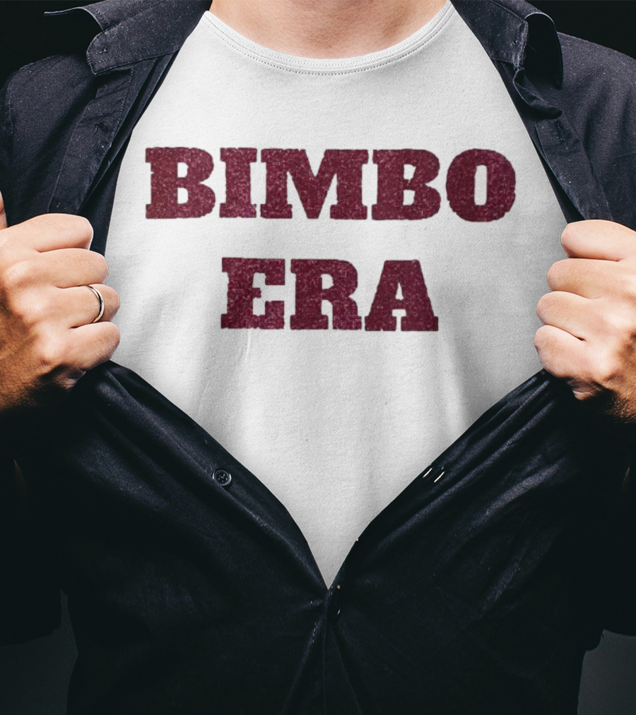 Bimbo Era Sparkle Bold Text Trend T-Shirt