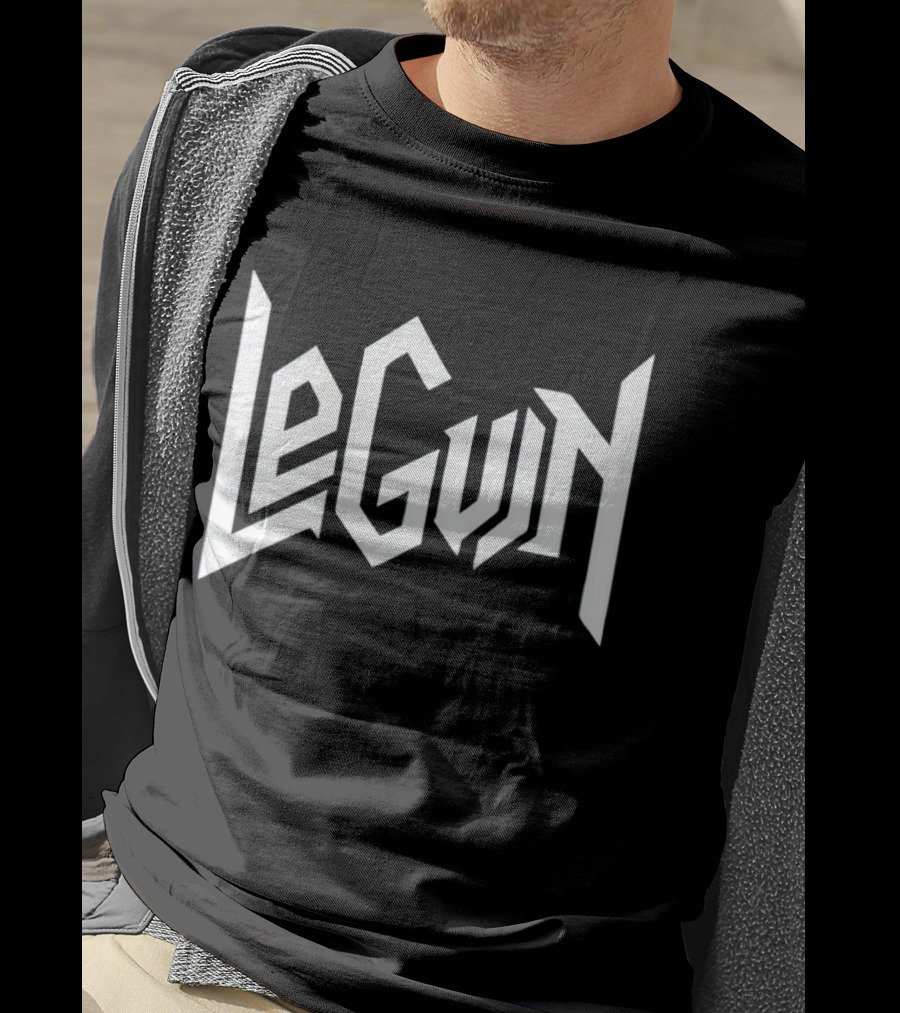 LeGuin Logo On Matt Bell T-Shirt