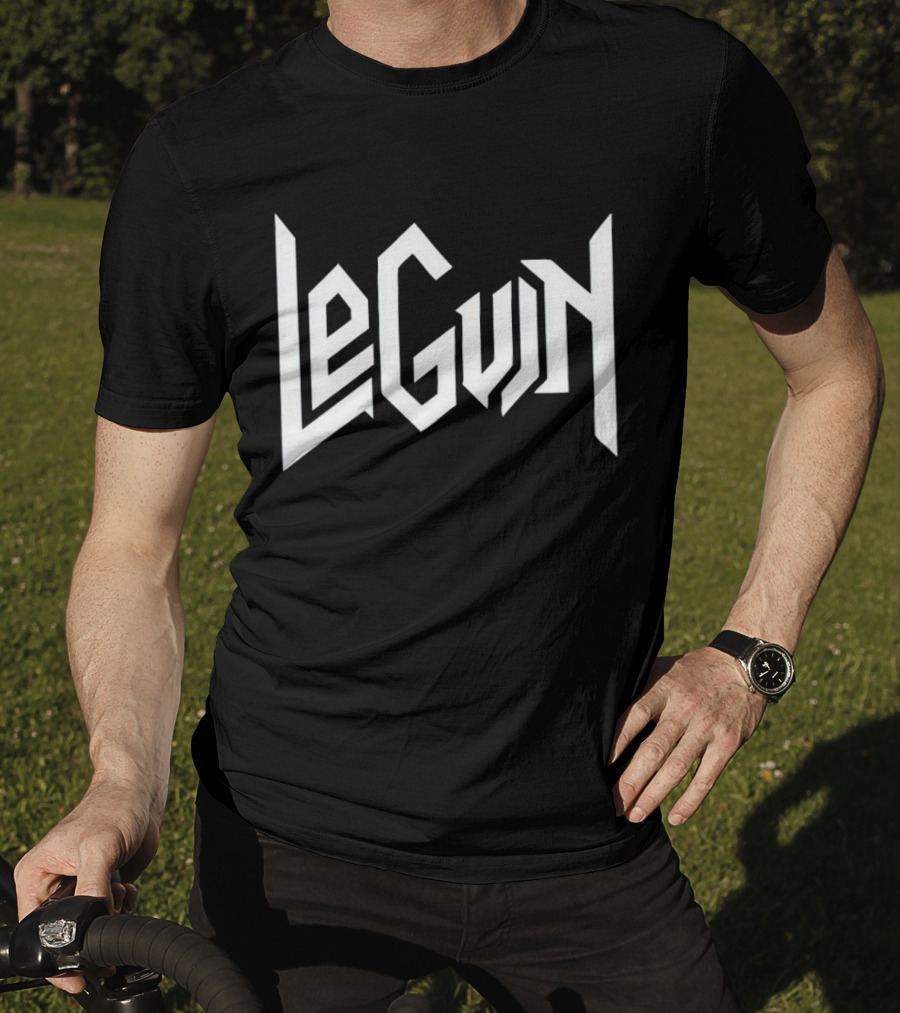 LeGuin Logo On Matt Bell T-Shirt