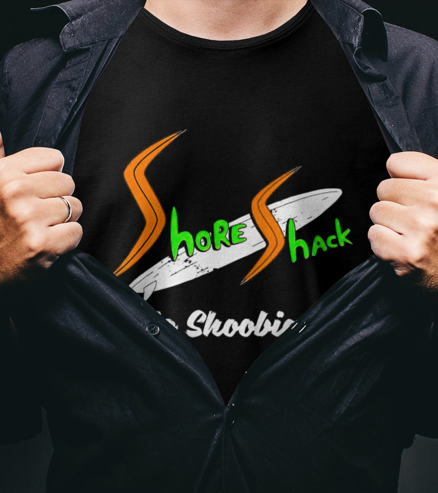 Shore Shack No Shoobies Surfboard T-Shirt