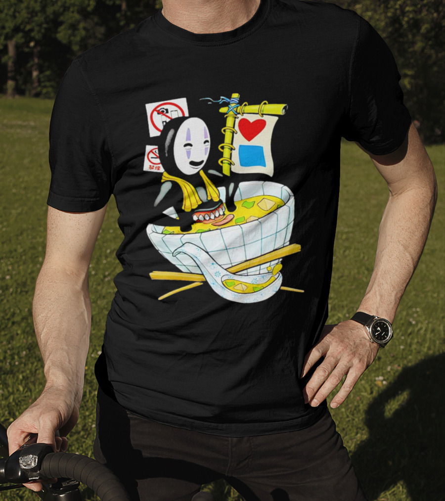 Bluetile Miso Bath No-Face Spirited Away T-Shirt