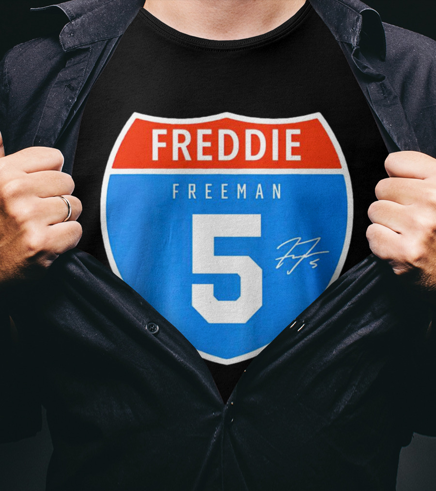 Freddie Freeman Interstate 5 Signature T-Shirt