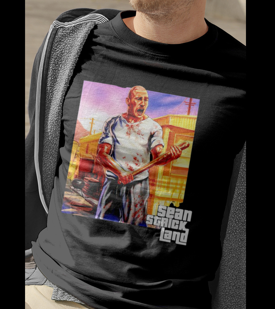 Sean Strickland Full Violence Five Star Bloodied T-Shirt
