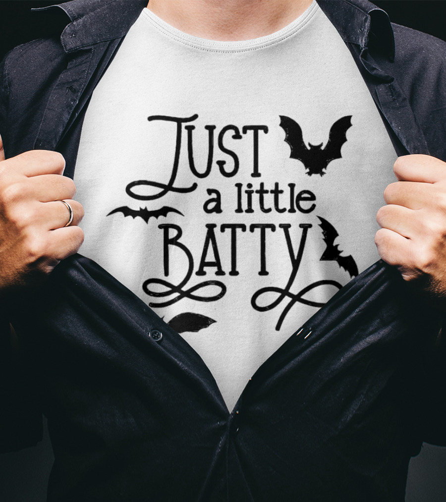 Just A Little Batty With Flying Bats T-Shirt