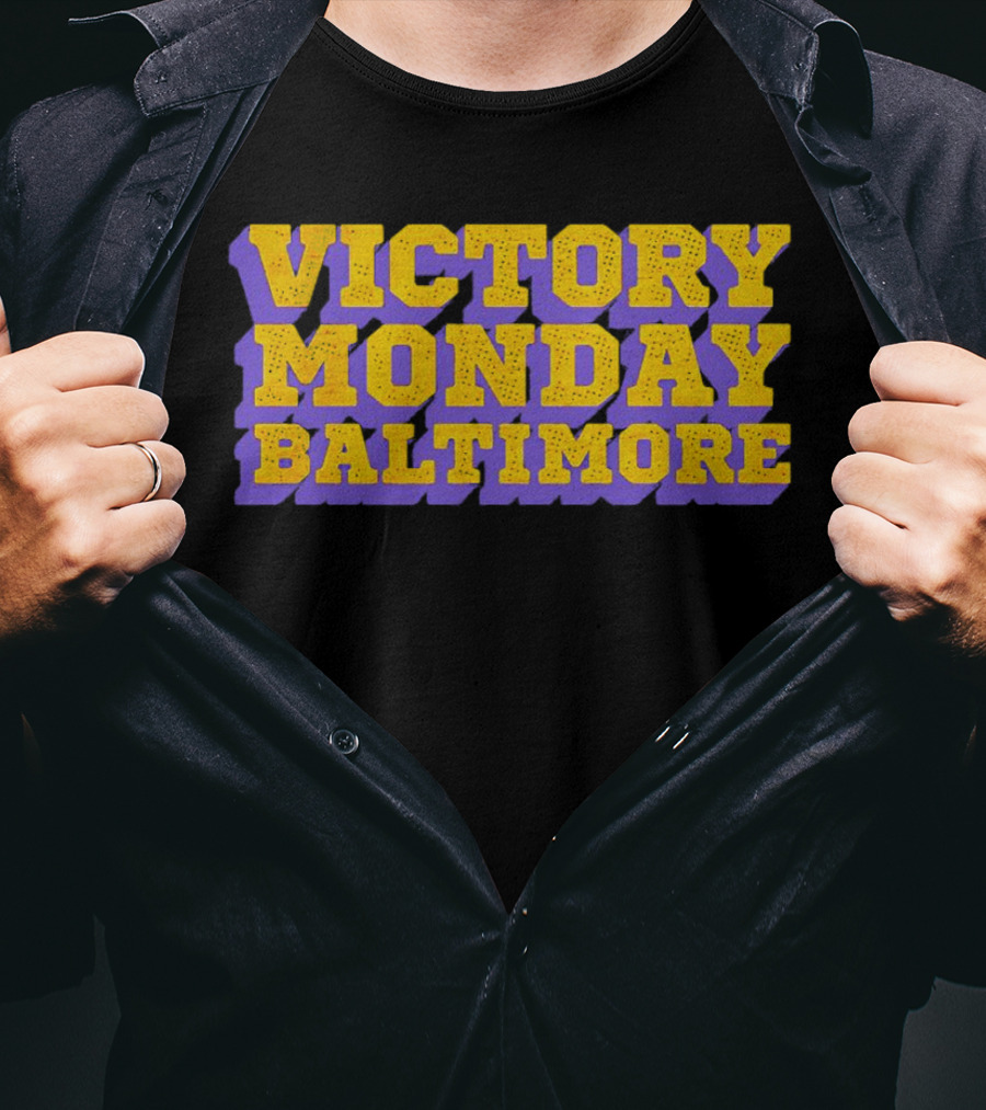 Victory Monday Baltimore Purple T-Shirt