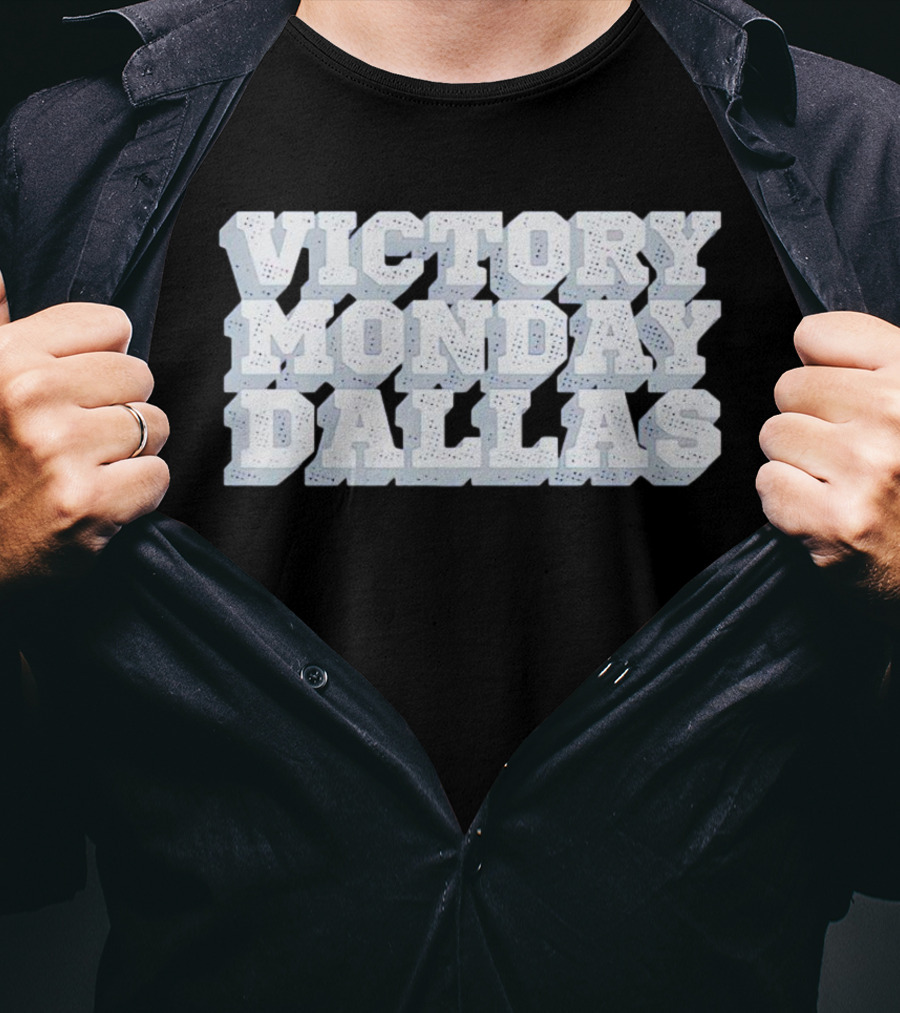 Victory Monday Dallas Celebration Football Win Enthusiasts T-Shirt