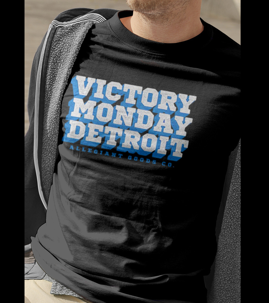 Victory Monday Detroit Allegiant Goods Co T-Shirt