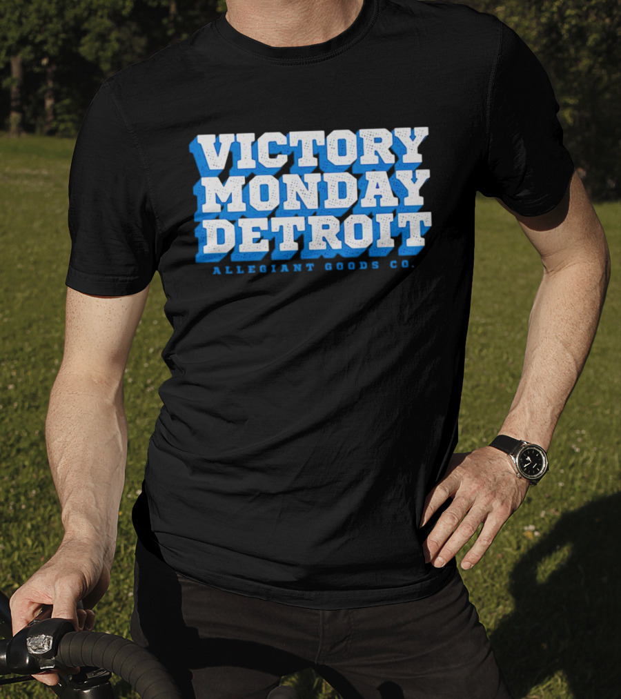 Victory Monday Detroit Allegiant Goods Co T-Shirt