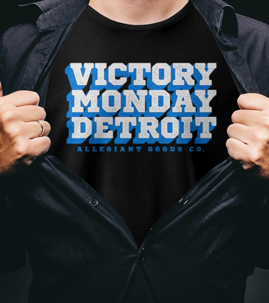 Victory Monday Detroit Allegiant Goods Co T-Shirt