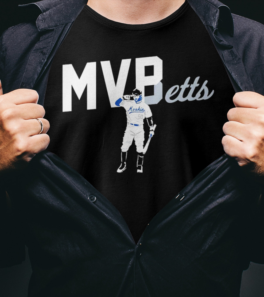 Mookie Betts MVP Player 50 Salute T-Shirt