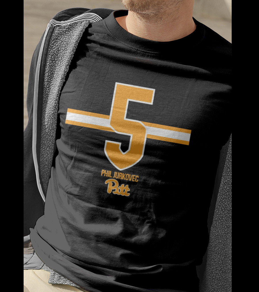 Phil Jurkovec 5 Pitt Panthers Football T-Shirt