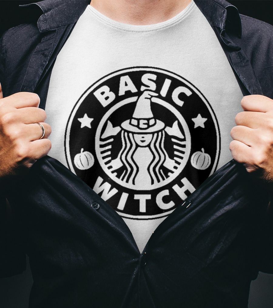Basic Witch Starbucks Halloween T-Shirt