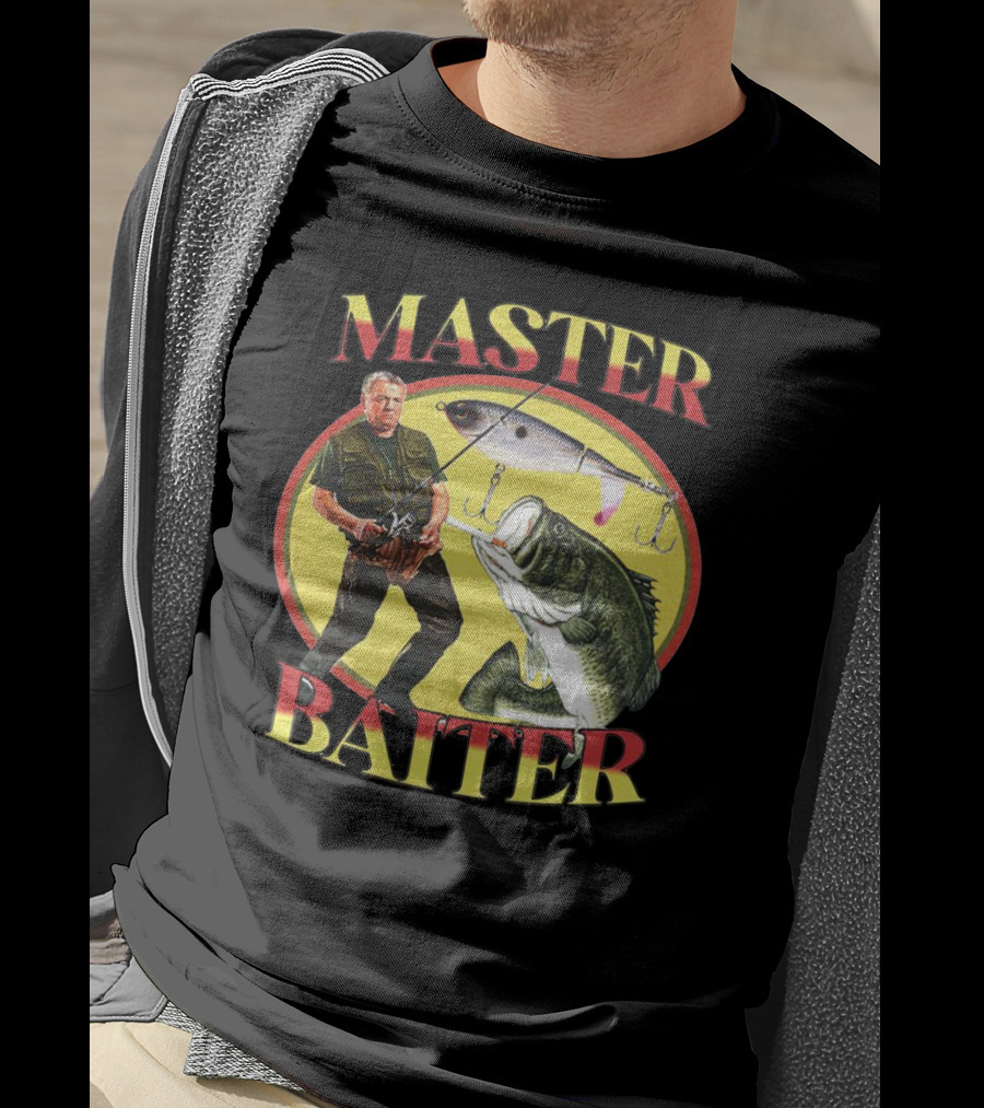 Master Baiter Fishing Humor Big Catch Lure T-Shirt