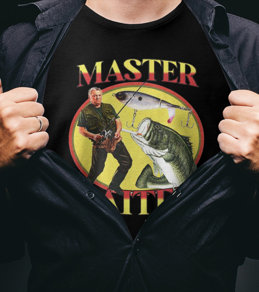 Master Baiter Fishing Humor Big Catch Lure T-Shirt