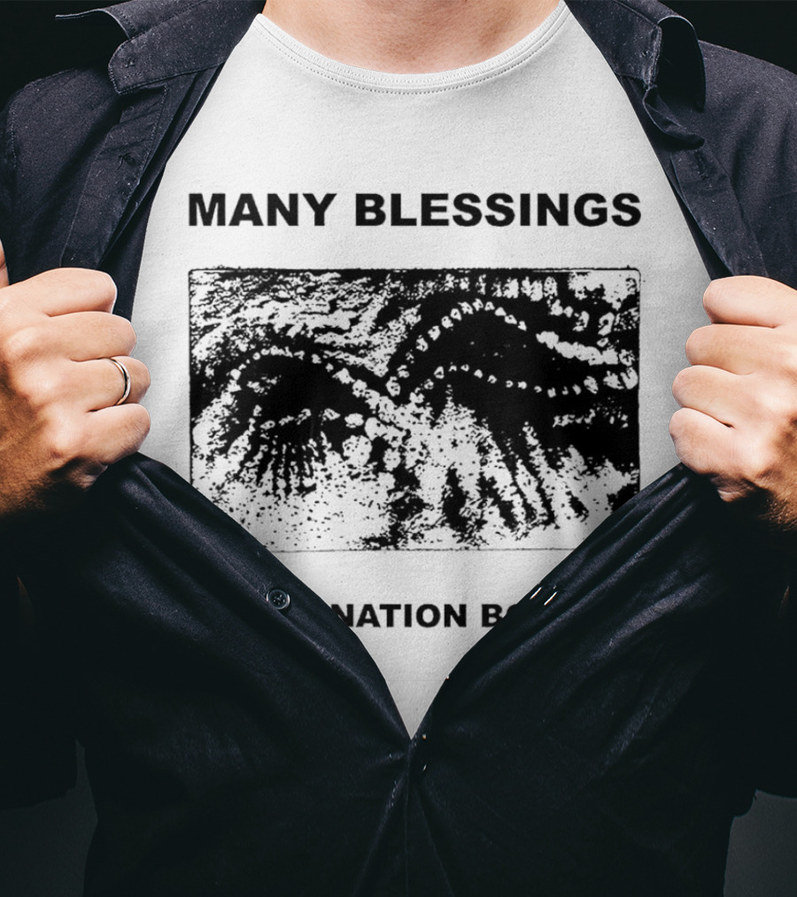 Many Blessings Emanation Body Textural Abstract T-Shirt
