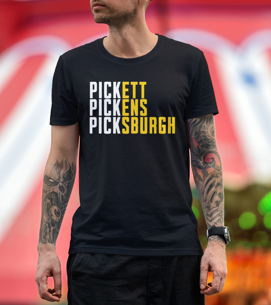 Pittsburgh Football Pickett Pickens Picksburgh Steelers Fan Gear T-Shirt