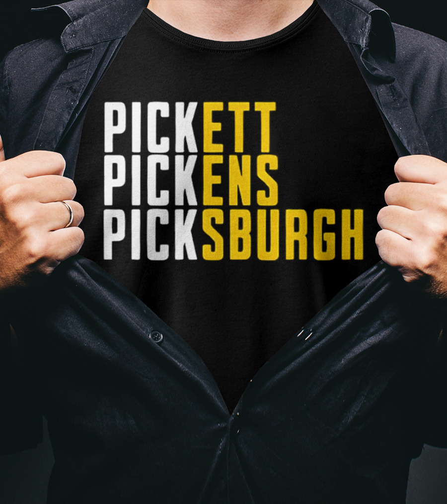 Pittsburgh Football Pickett Pickens Picksburgh Steelers Fan Gear T-Shirt