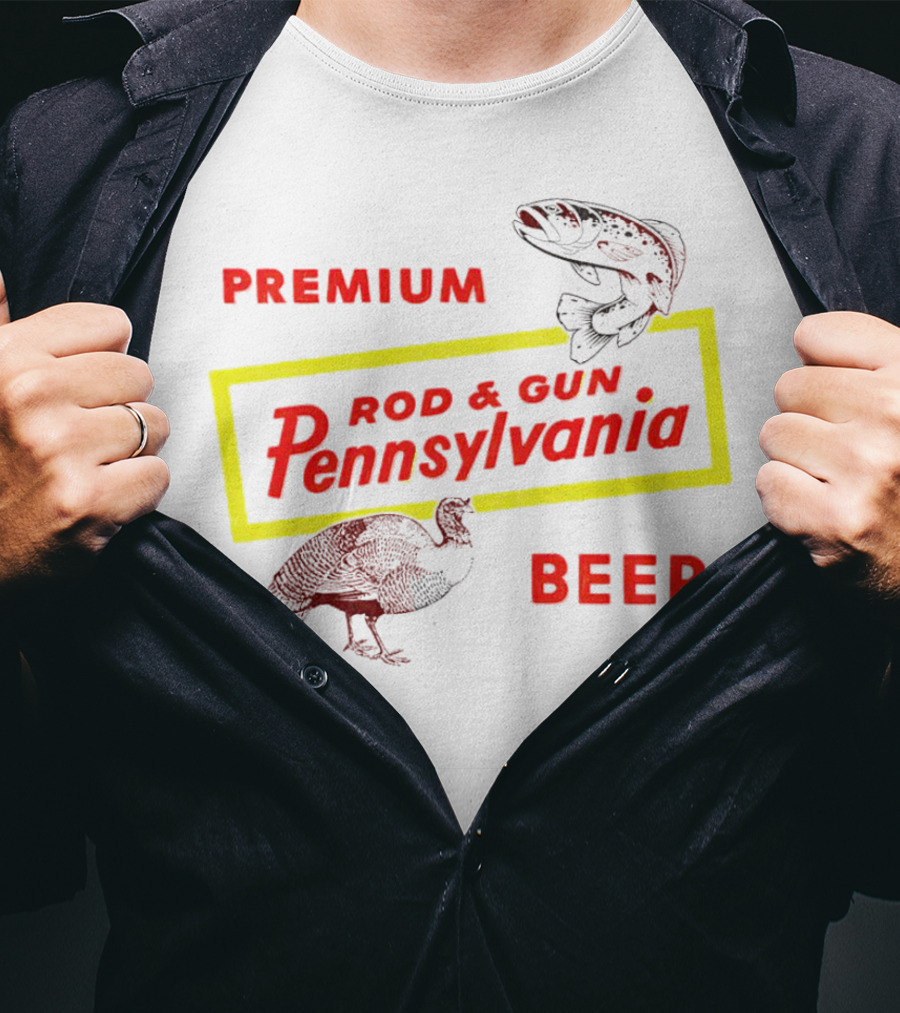 Premium Rod And Gun Pennsylvania Beer T-Shirt