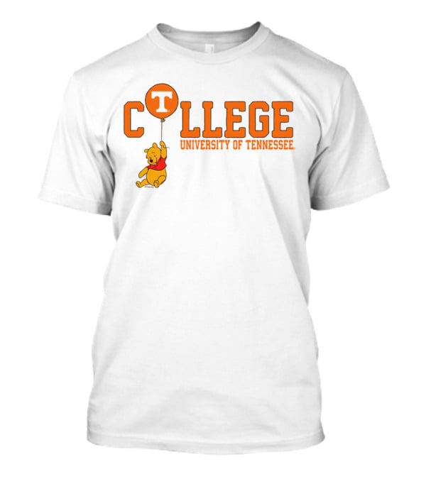 Tennessee Volunteers University Of Tennessee Pooh College Balloon T-Shirt