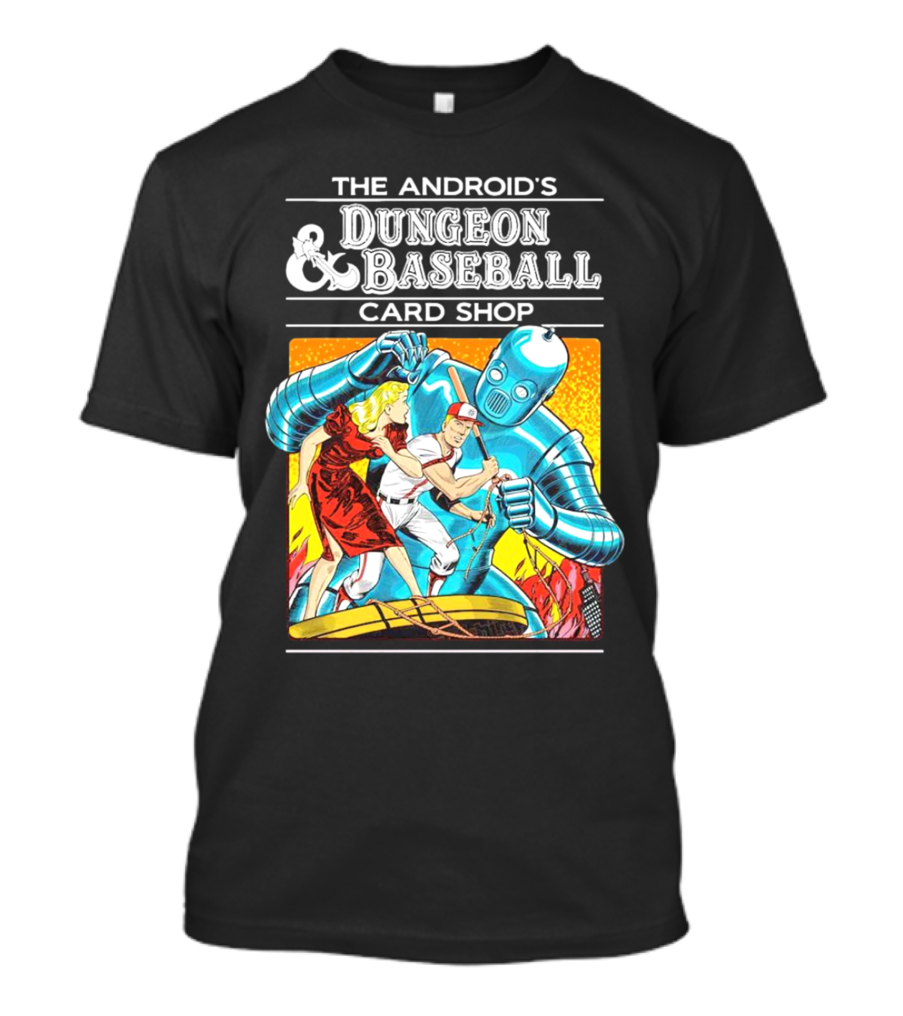 The Android's Dungeon And Baseball Card Shop Vintage Comic T-Shirt