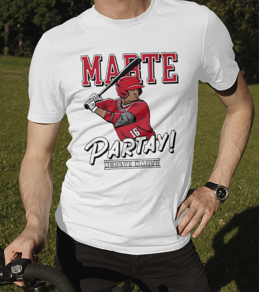 Marte Partay Noelvi Marte Cincinnati Reds Mlbpa T-Shirt