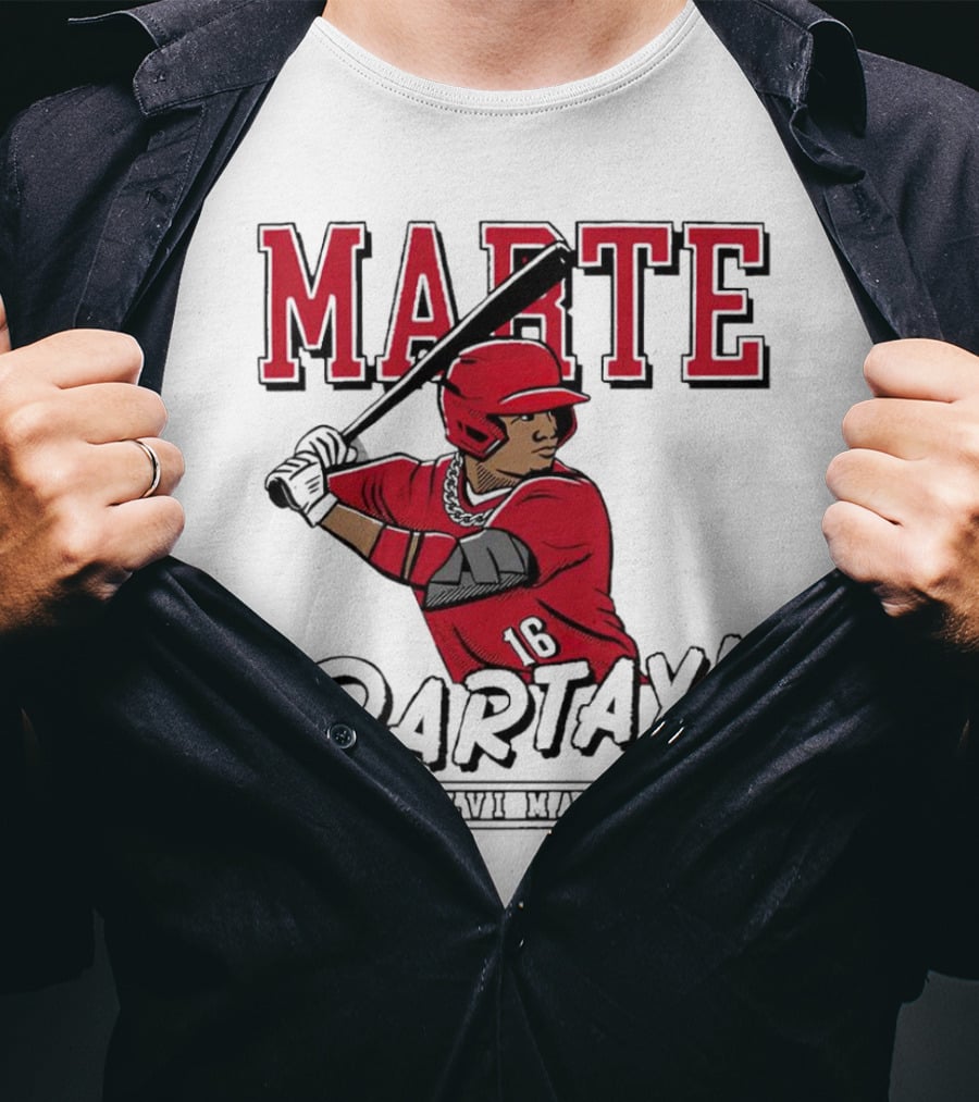 Marte Partay Noelvi Marte Cincinnati Reds Mlbpa T-Shirt