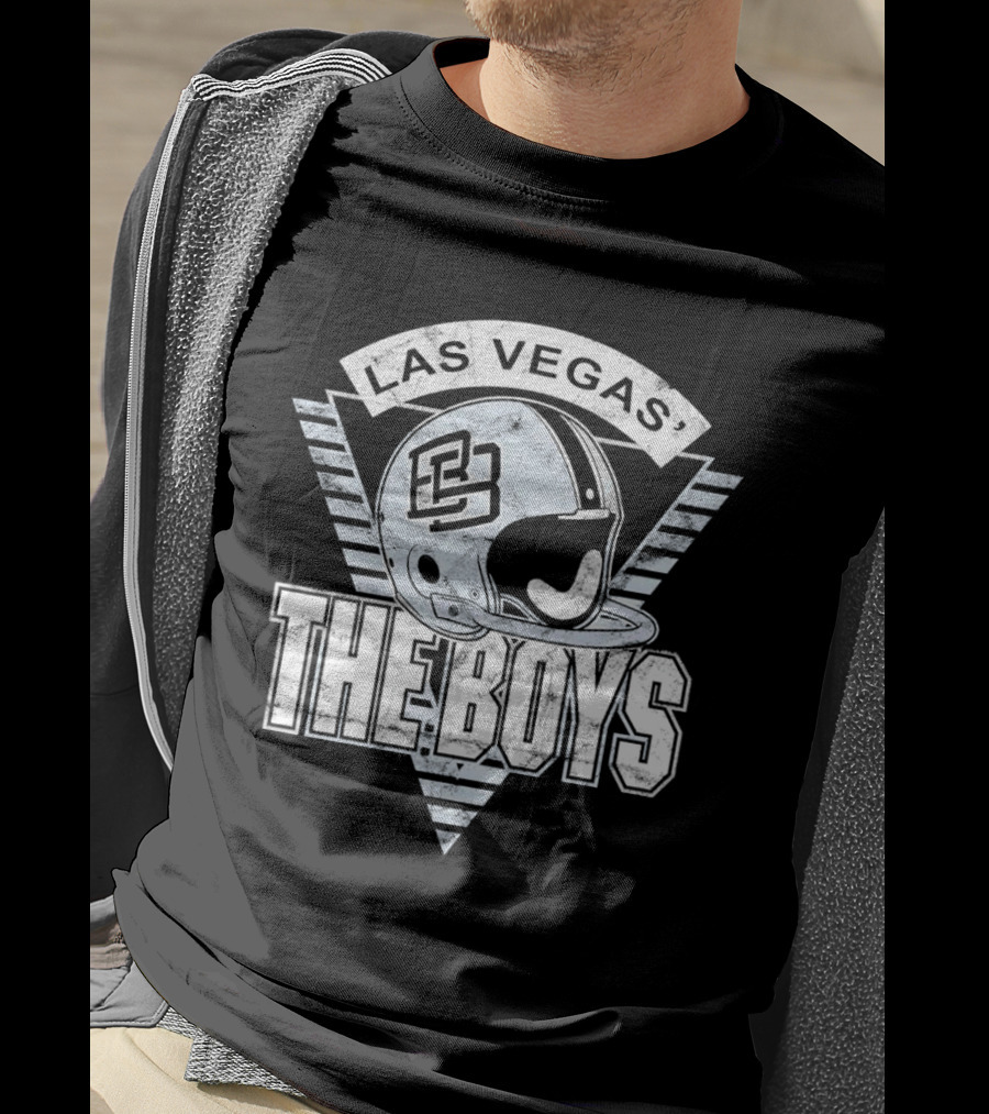 Las Vegas The Boys Football Helmet T-Shirt