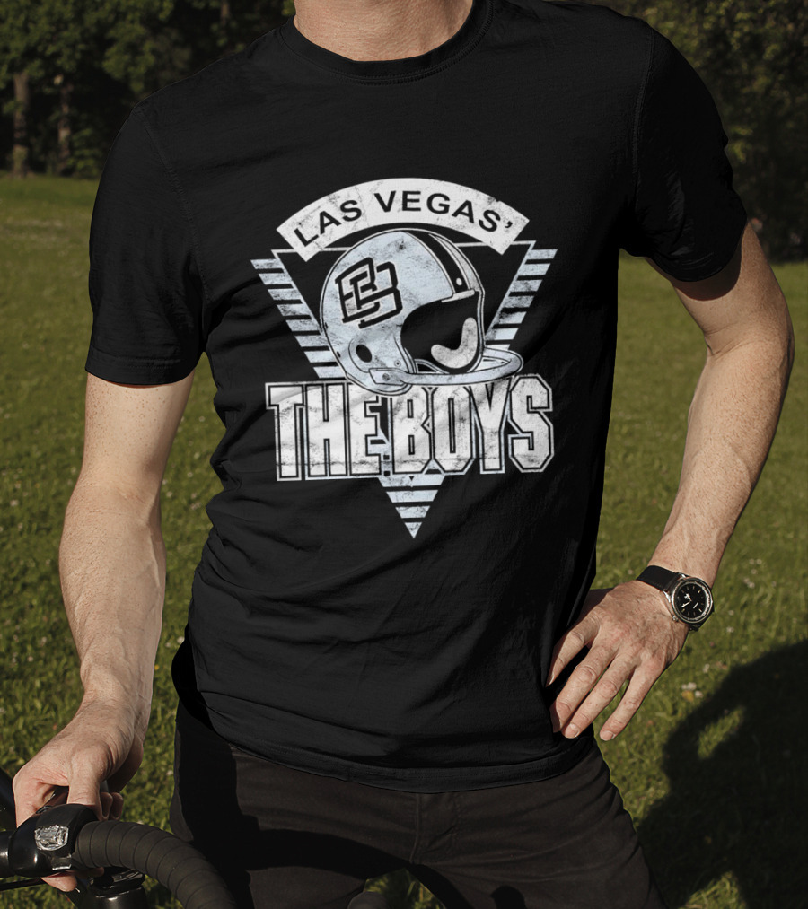 Las Vegas The Boys Football Helmet T-Shirt