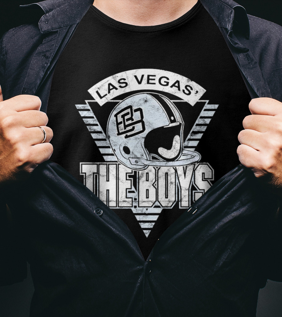 Las Vegas The Boys Football Helmet T-Shirt