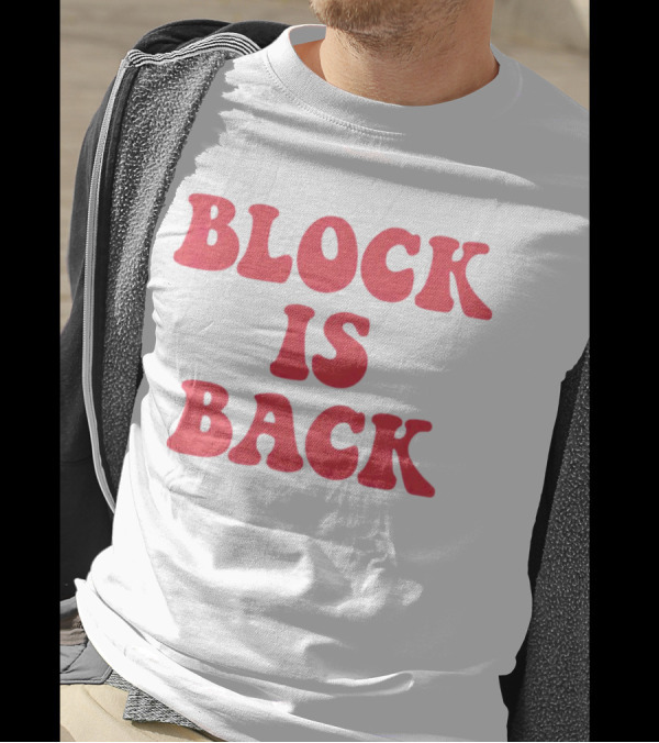 Block Is Back Oklahoma State Cowboys T-Shirt