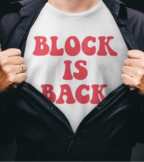 Block Is Back Oklahoma State Cowboys T-Shirt